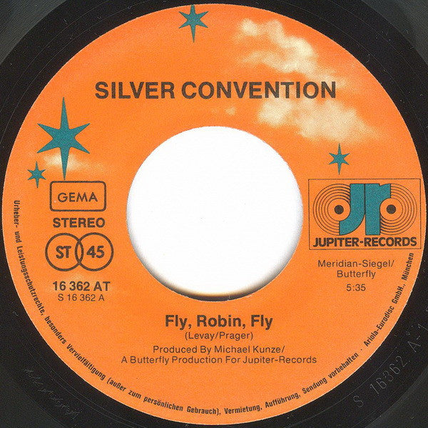 Silver Convention -Fly, Robin, Fly / Tiger Baby