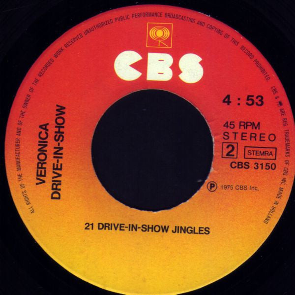 Cliff Nobles & Co / No Artist -Tune Van De Veronica Drive-In-Show & 21 Drive-In-Show Jingles