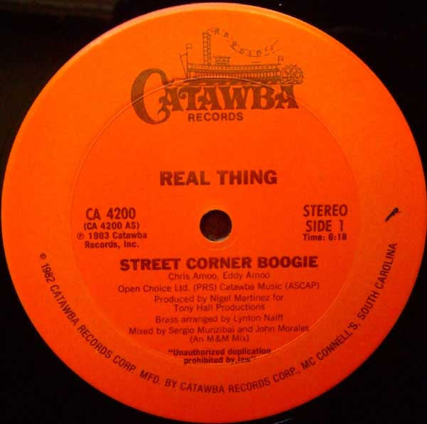 Real Thing* -Street Corner Boogie