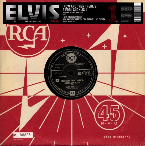 Elvis* -(Now And Then There's)  A Fool Such As I