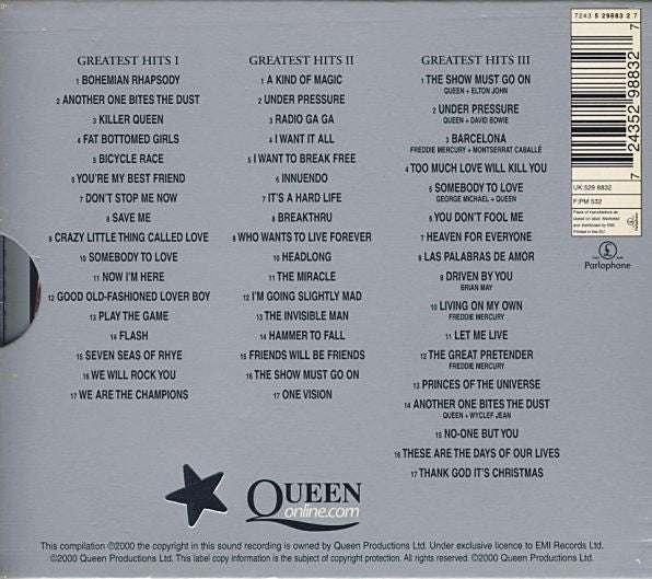 Queen -Greatest Hits I II & III (The Platinum Collection)