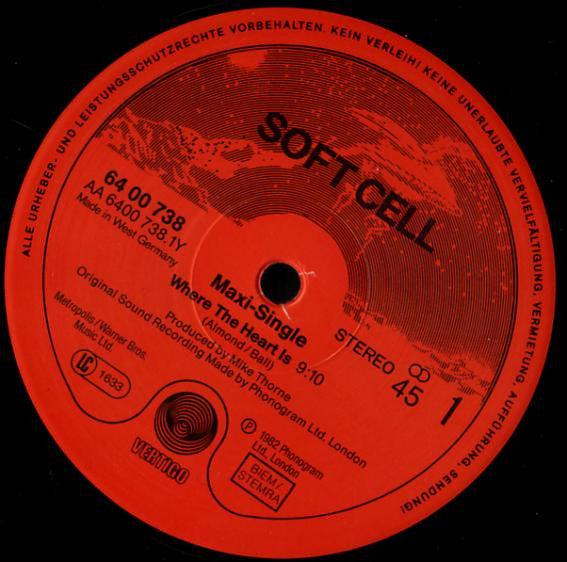Soft Cell -Where The Heart Is