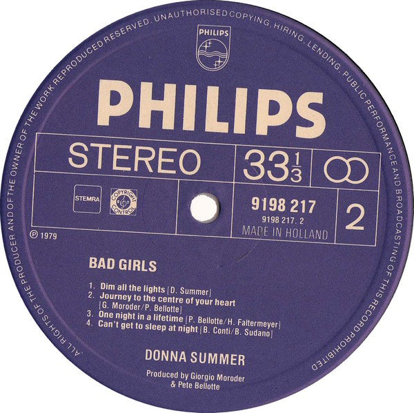 Donna Summer -Bad Girls