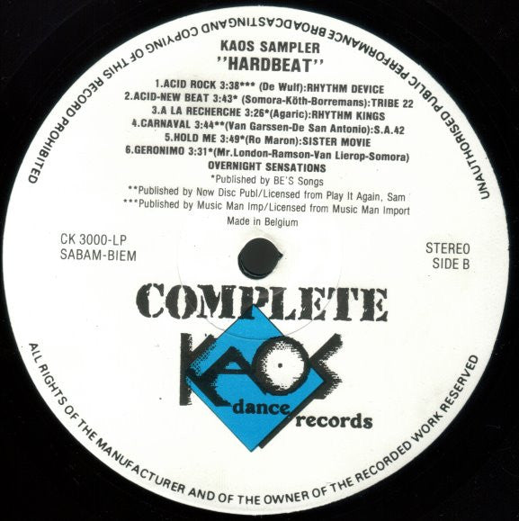 Various - Hard Beat - 1st Compilation