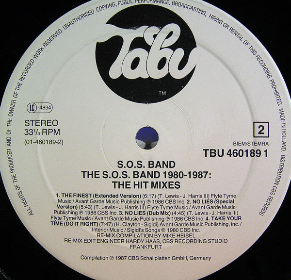 SOS Band* -The SOS Band 1980-1987: The Hit Mixes