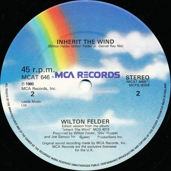 Wilton Felder -Inherit The Wind