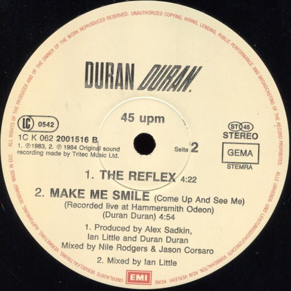 Duran Duran -The Reflex (Dance Mix)