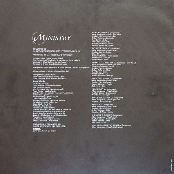 Ministry -With Sympathy