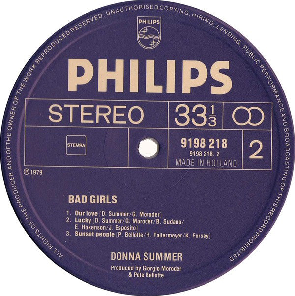 Donna Summer -Bad Girls