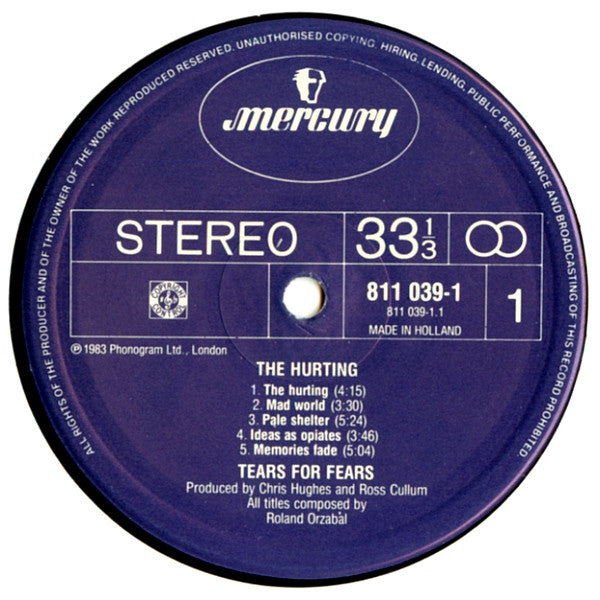 Tears For Fears -The Hurting