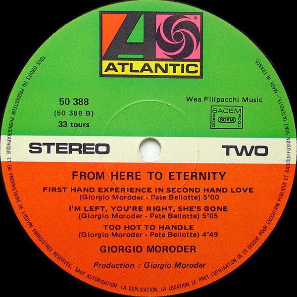 Giorgio* -From Here To Eternity