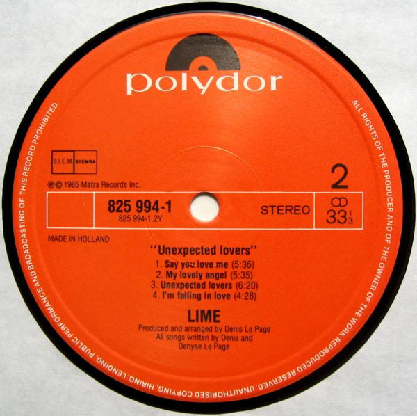Lime (2) -Unexpected Lovers