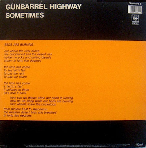 Midnight Oil -Beds Are Burning