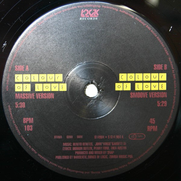 Snap! -Colour Of Love - DJ Ltd. Edition