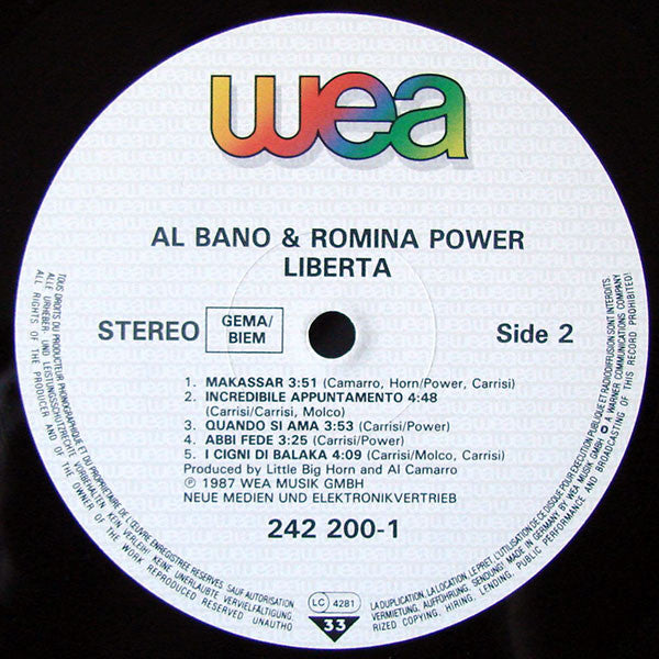 Al Bano & Romina Power -Libertà!