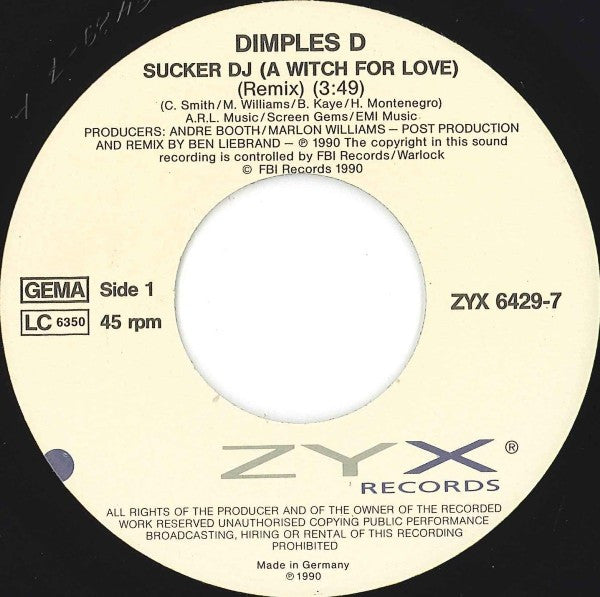 Dimples D -Sucker DJ