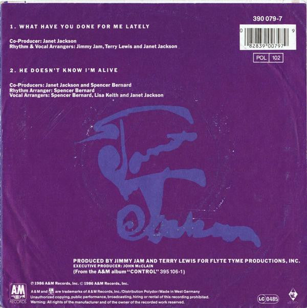 Janet Jackson -What Have You Done For Me Lately