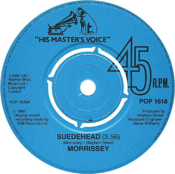 Morrissey -Suedehead