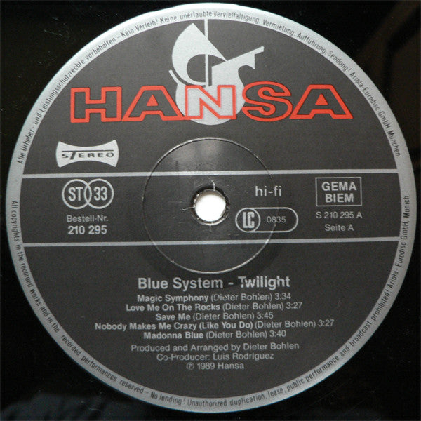 Blue System -Twilight