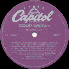Plasmatics (2) -Coup D'Etat