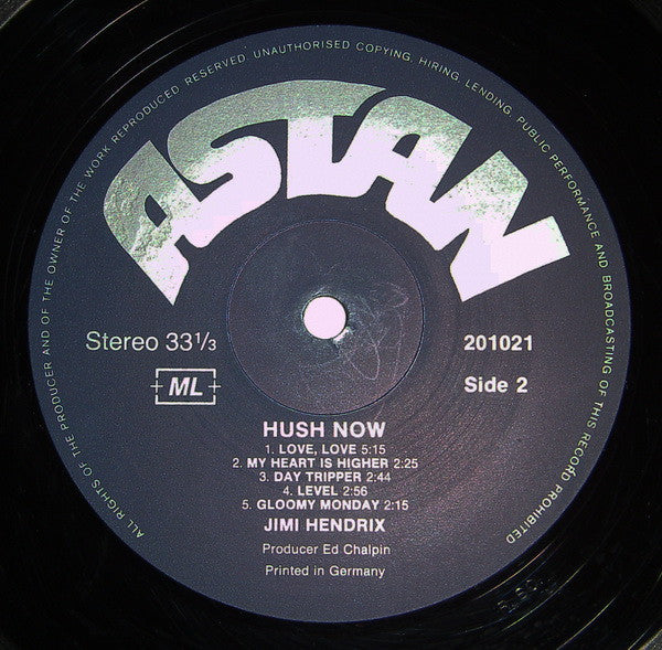 Jimi Hendrix -Hush Now