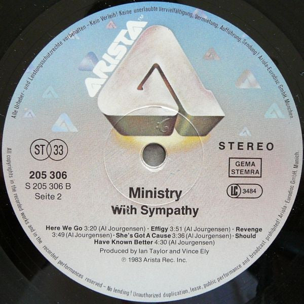 Ministry -With Sympathy
