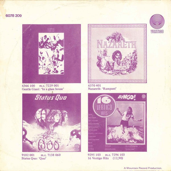 Nazareth (2) -Love Hurts / Down