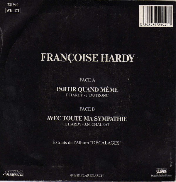 Françoise Hardy -Partir Quand Même