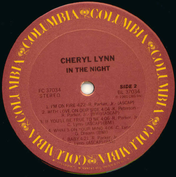 Cheryl Lynn - In The Night