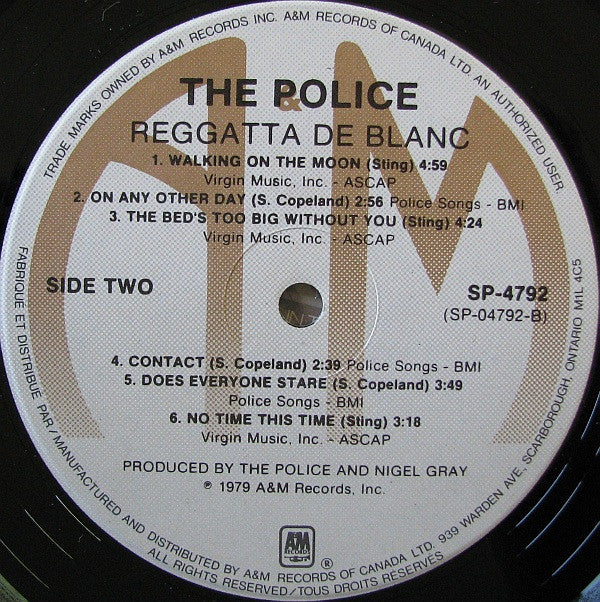 The Police -Reggatta De Blanc