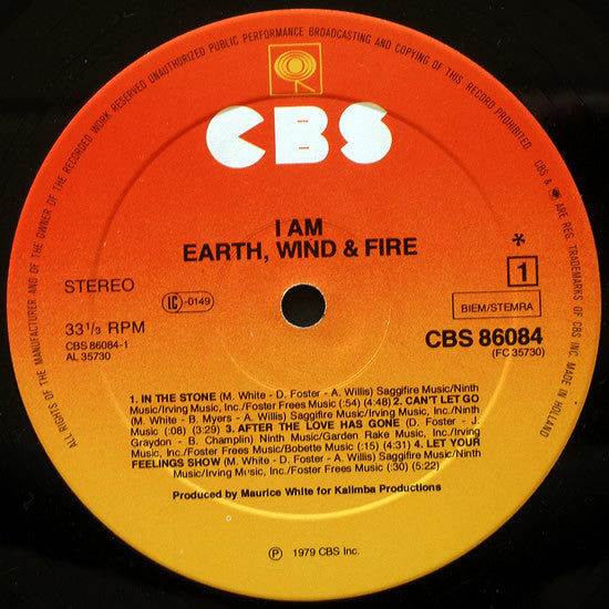 Earth, Wind & Fire -I Am
