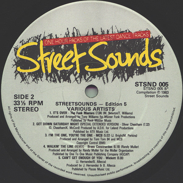 Various -Street Sounds Edition 5