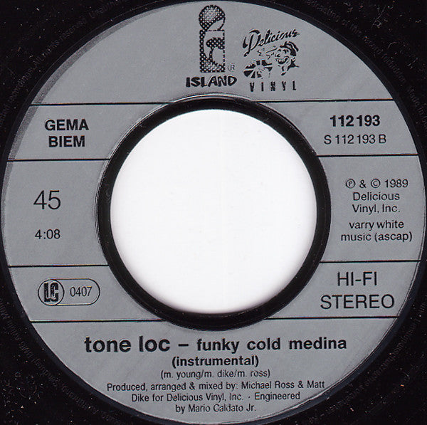 Tone Loc -Funky Cold Medina