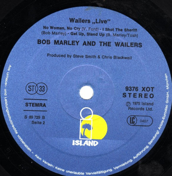 Bob Marley & The Wailers -Live!