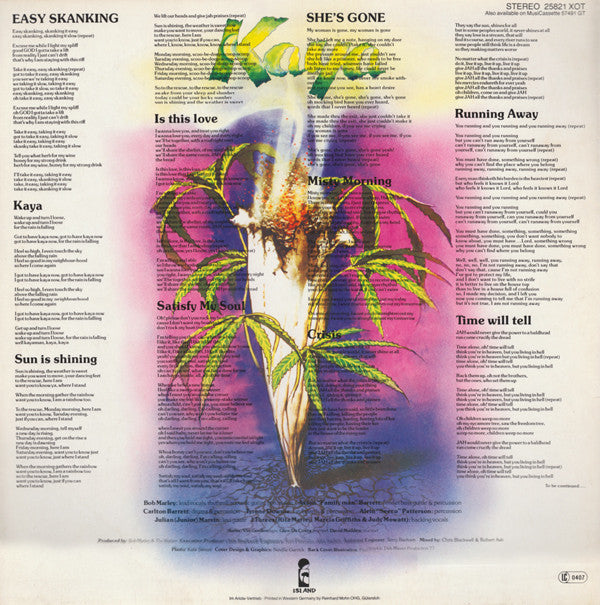 Bob Marley & The Wailers -Kaya
