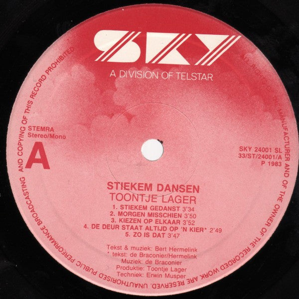 Toontje Lager -Stiekem Dansen