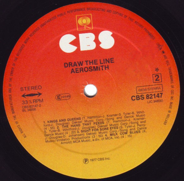 Aerosmith - Draw The Line