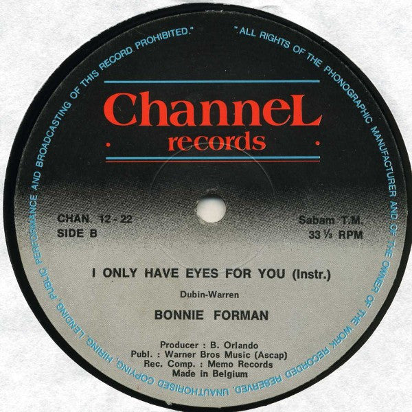 Bonnie Forman - I Only Have Eyes For You (Remix)
