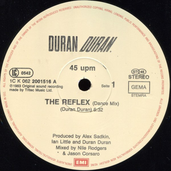 Duran Duran -The Reflex (Dance Mix)