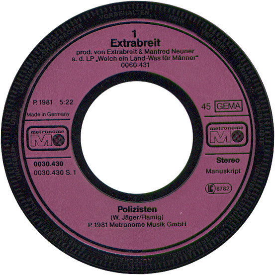 Extrabreit - Polizisten