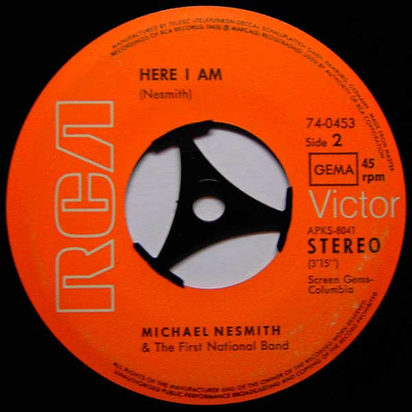 Michael Nesmith And The First National Band* -Nevada Fighter / Here I Am