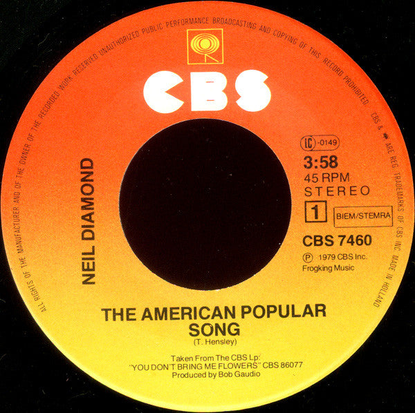 Neil Diamond -The American Popular Song