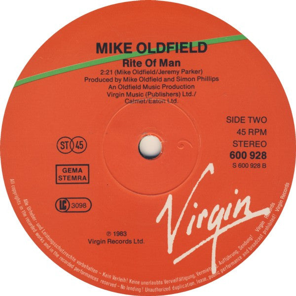 Mike Oldfield -Moonlight Shadow (Extended Version)