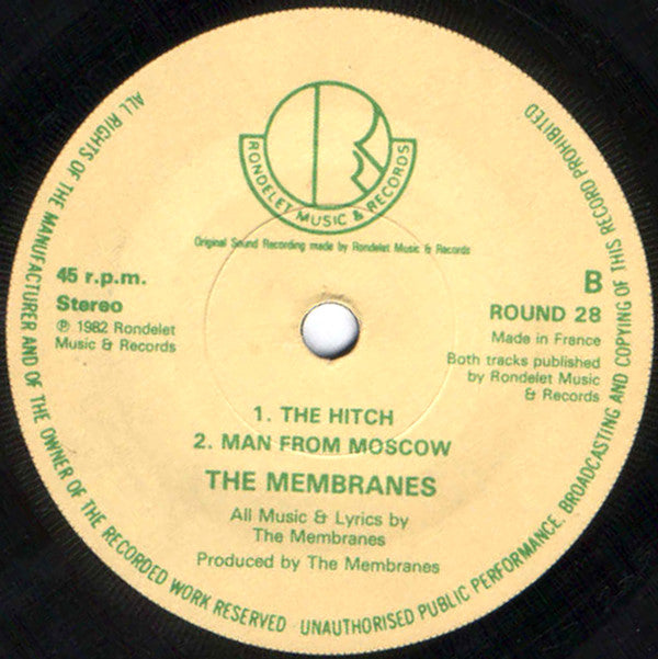 The Membranes -Pin Stripe Hype E.P.