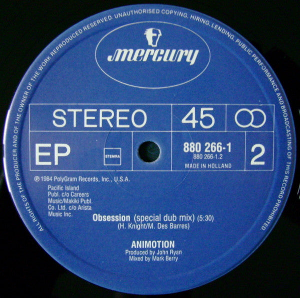 Animotion -Obsession (Dance Mix)