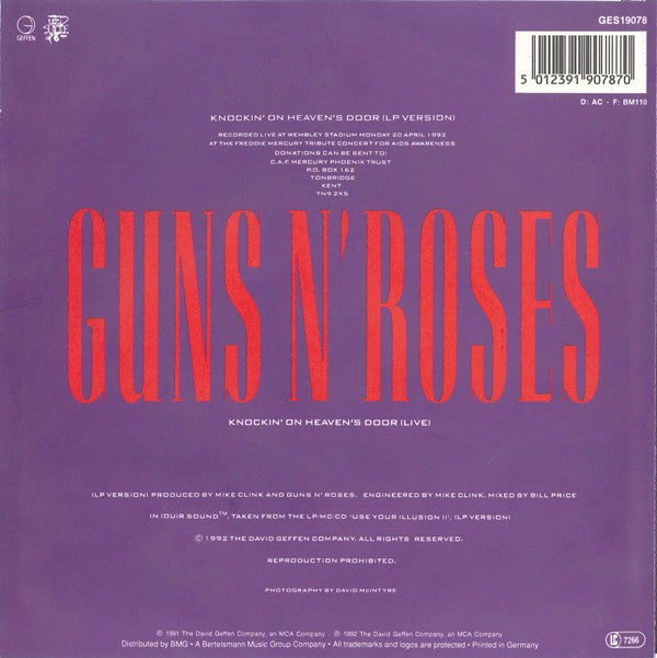 Guns N' Roses -Knockin' On Heaven's Door