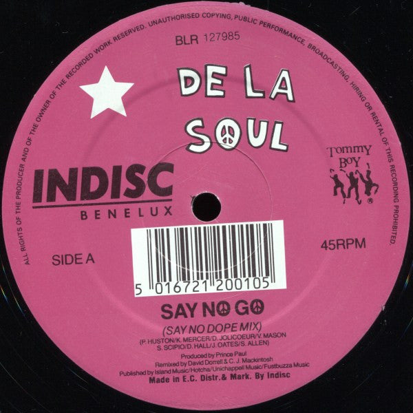 De La Soul -Say No Go