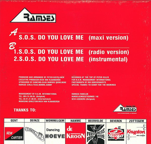 Ramses (3) -S.O.S. Do You Love Me
