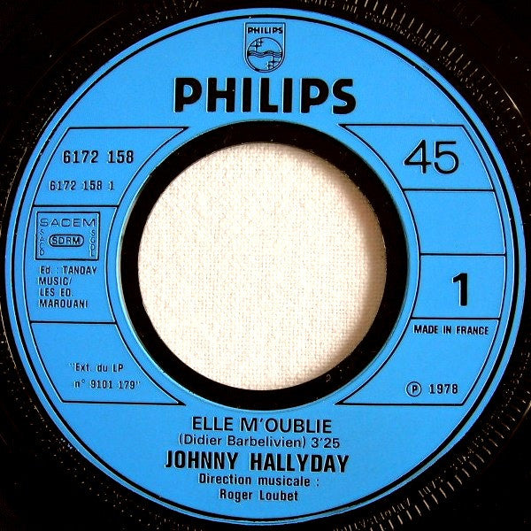 Johnny Hallyday -Elle M'oublie