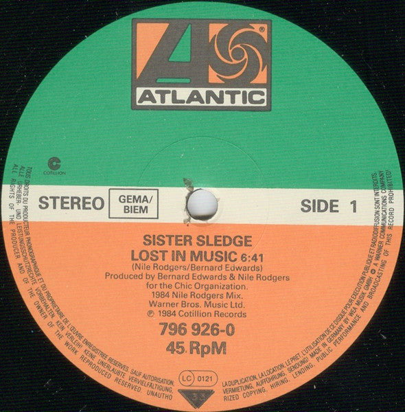 Sister Sledge -Lost In Music